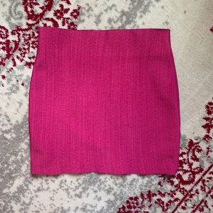 Hot Pink Bodycon Mini Skirt NWOT
